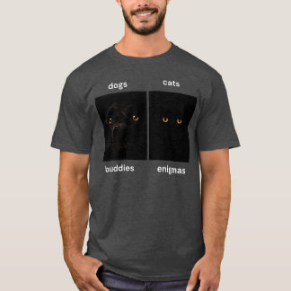 Camiseta cachorros são amigos gatos são gatos vintage