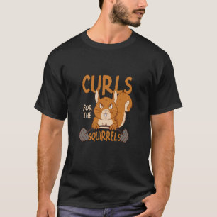 Camiseta Cachos Para Os Esquilos Pequeno Animal Esquilo