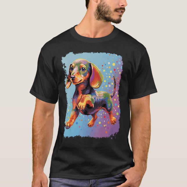 Camiseta Cachshund Cachuta pop (Frente)