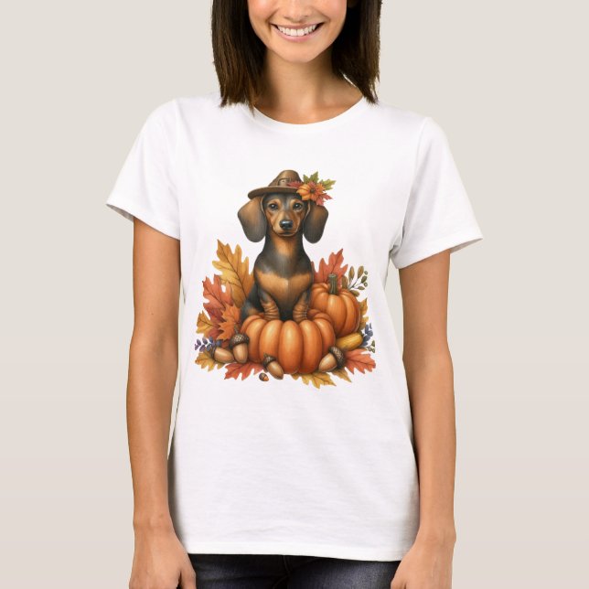 CAMISETA CACHSHUND DE CINCO COM BOMBAS (Frente)