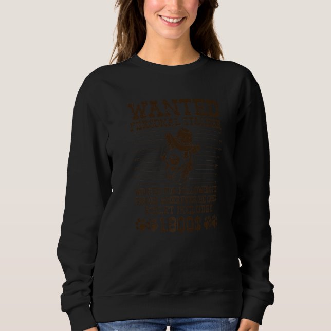 Camiseta Cachshund Personal Stalker Cachorro Walker Wiener  (Frente)
