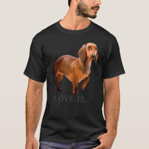 Camiseta Cachshund Weiner Cachorro Mãe Pai Adora Doxie Pupp