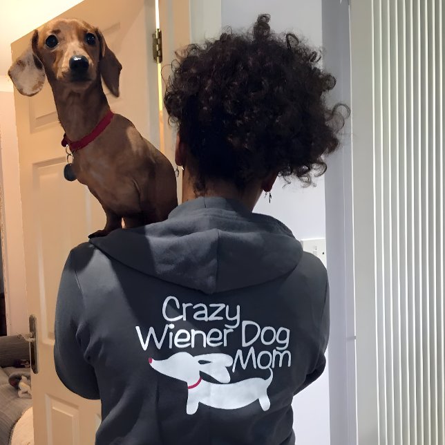 Camiseta Cachuja Louca Mãe Dachshund Hoodie (Criador carregado)