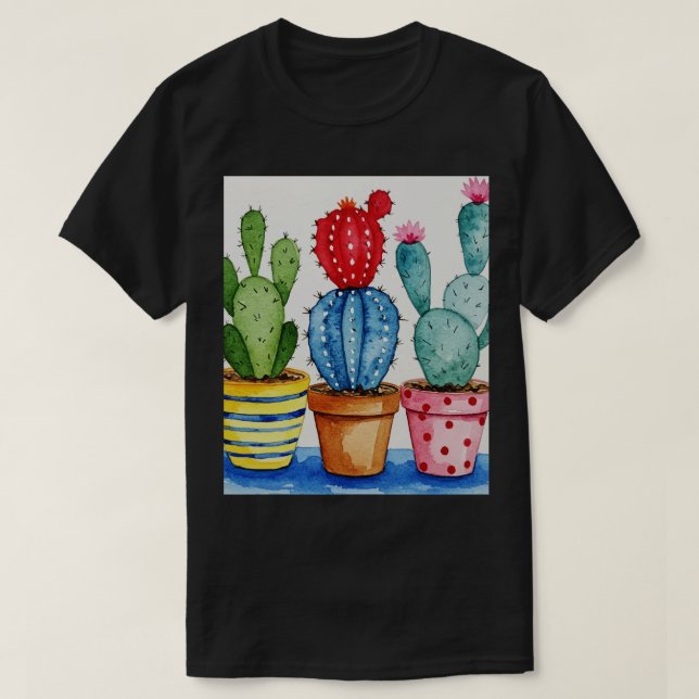 Camiseta Cacti (Frente do Design)