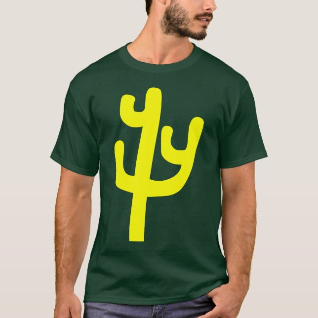 Camiseta Cacto - Amarelo (Frente)