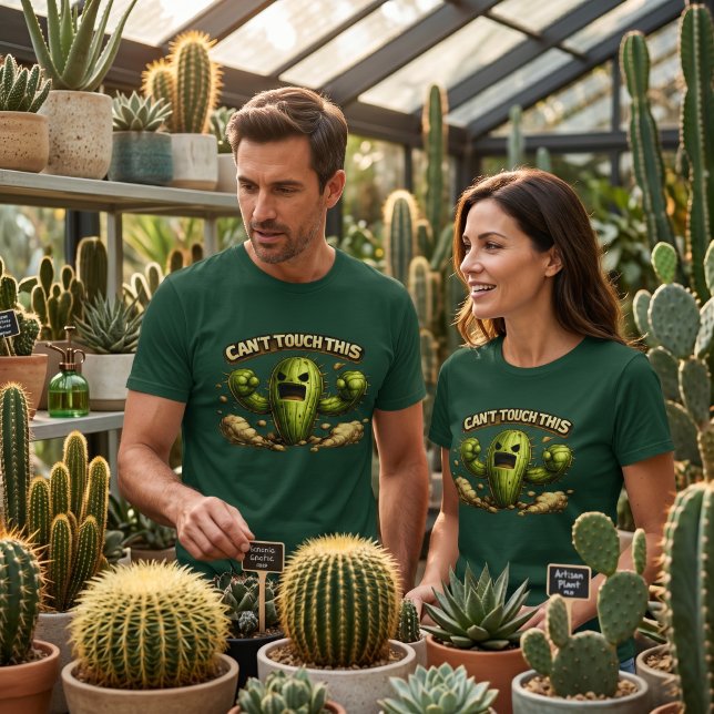 Camiseta Cacto Bravo Engraçado (Criador carregado)