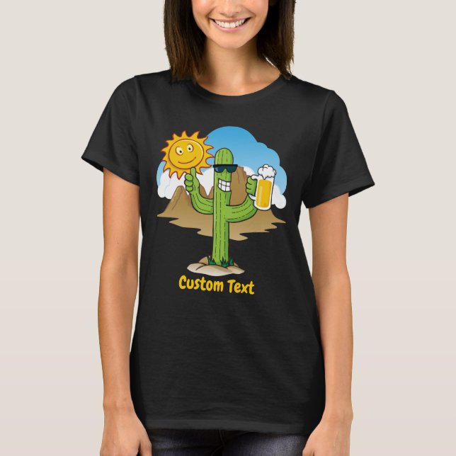 Camiseta Cacto com Cerveja (Frente)