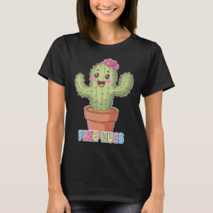 Camiseta Cacto de abraços grátis adorável e encantador