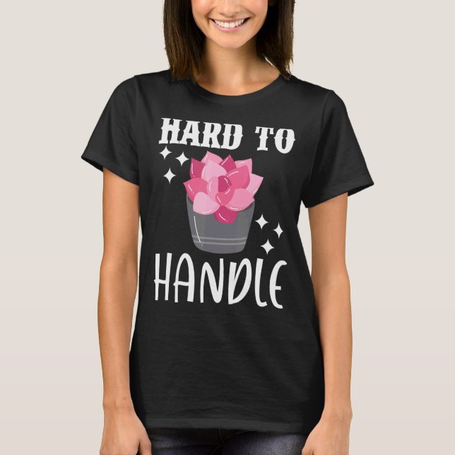 Camiseta Cacto Difícil De Manipular Planta Suculenta Jardin (Frente)