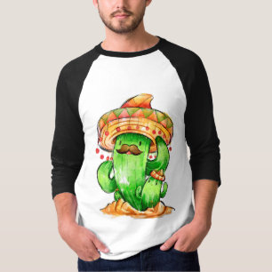 Camiseta cacto fofo