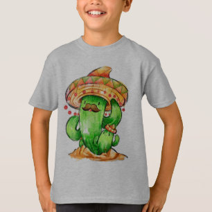 Camiseta cacto fofo