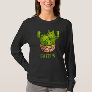 Camiseta Cacto Gato Fofo E Cacto Cacto Mexicano Cinco De