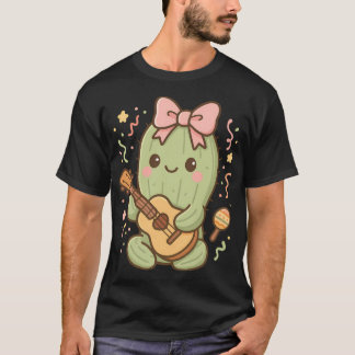 Camiseta Cacto Kawaii Cinco De Mayo