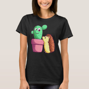 Camiseta Cactoouriço Amor Jardineiro Cactos Jardim Suculent