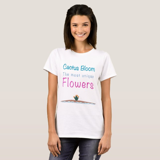 Camiseta Cactus Bloom (Frente Completa)
