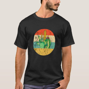 Camiseta Cactus Cactaceae Cactos Jardinagem Sunset Suculent