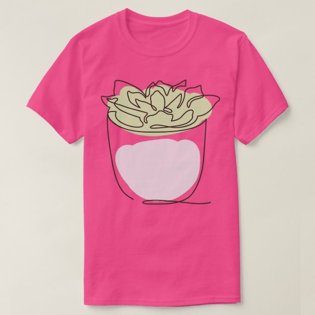 Camiseta Cactus Cactos Suculentos Suculentos Suca Continuid (Frente do Design)