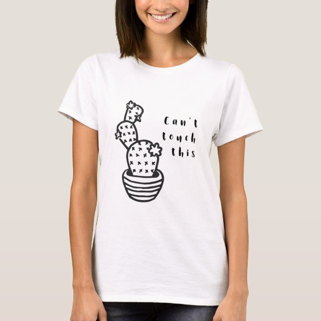 Camiseta Cactus Cant Touch (Frente)