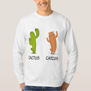 Camiseta Cactus Catcus, Presente De Gato Engraçado, Cactus 