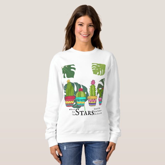 Camiseta Cactus com citação (Frente Completa)