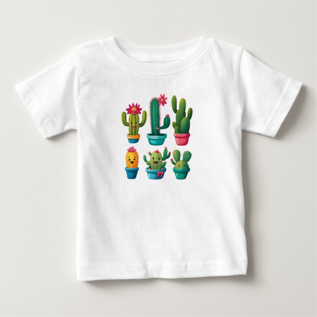 Camiseta Cactus Cute (Frente)