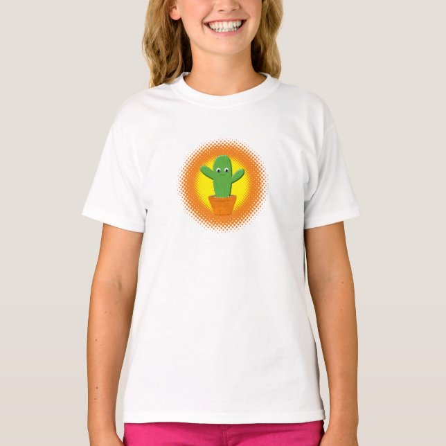 Camiseta Cactus de Cartoon (Frente)