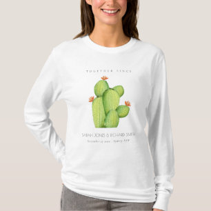 CAMISETA CACTUS DE DESERTO DE ÁGUA VERDE SALVE O PRESENTE D
