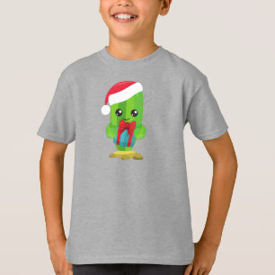 Camiseta Cactus de Natal, Cactus Bonitos, Chapéu Santa, pre