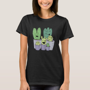 Camiseta Cactus Family Garden Cactos Sucultivos Fábrica de 