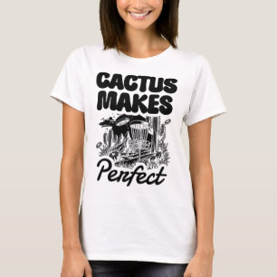 Camiseta Cactus Faz Aventura de Disc Golf Perfeita 