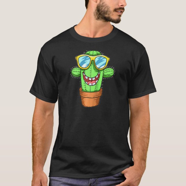 Camiseta Cactus Gardener Cactos Garden Plant Cactacea Sucru (Frente)
