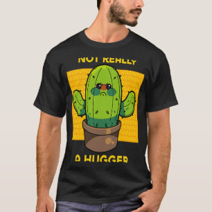 Camiseta Cactus Gelado Não É Um Sa Sarcástico Muito Grande