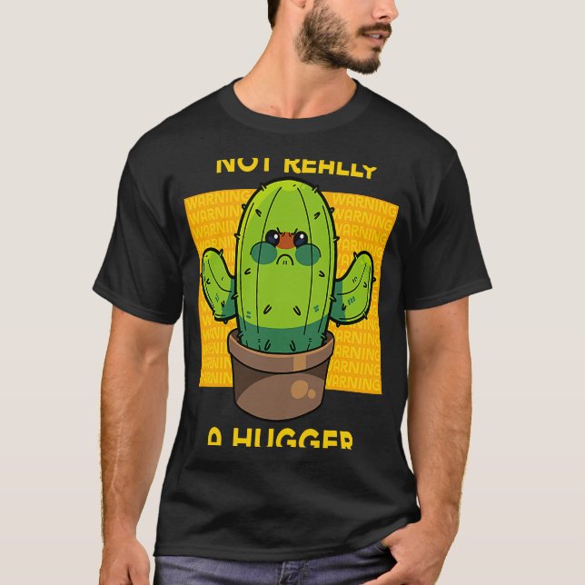 Camiseta Cactus Gelado Não É Um Sa Sarcástico Muito Grande (Frente)