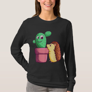 Camiseta Cactus Hedgehog Love Gardener Cactos Garden Succul