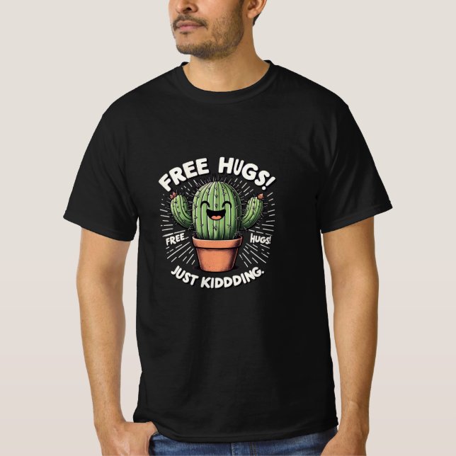 Camiseta Cactus Hugs (Frente)