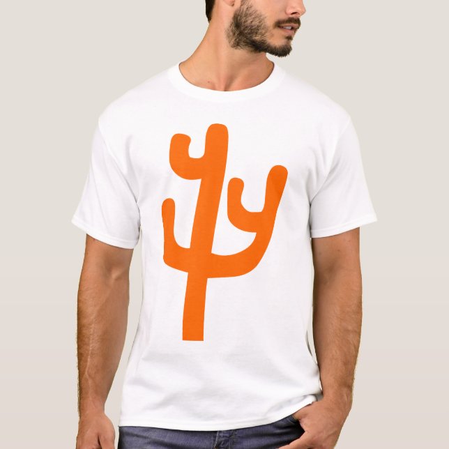 Camiseta Cactus - Laranja (Frente)