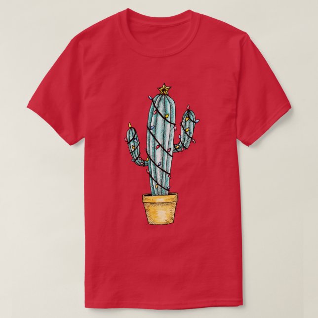 Camiseta Cactus Natal (Frente do Design)