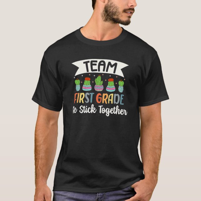 Camiseta Cactus Nós Juntamos 1 Equipe De rua De Volta A S (Frente)
