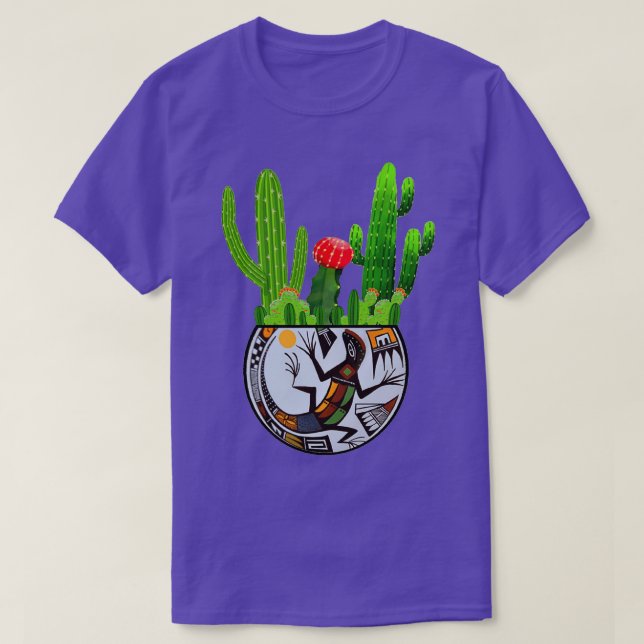 Camiseta Cactus Pottery (Frente do Design)