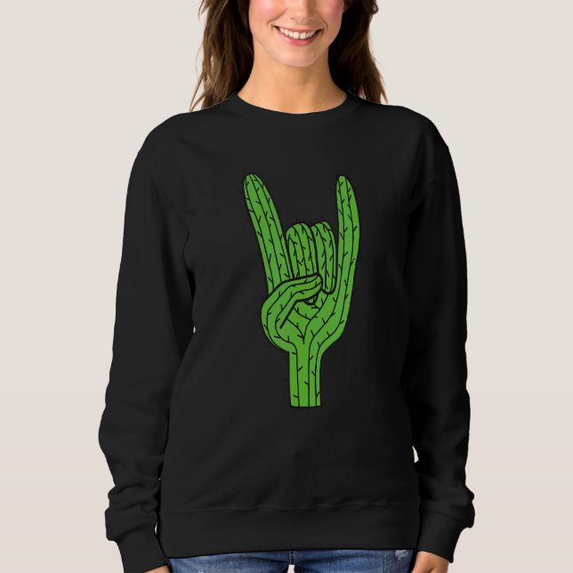 Camiseta Cactus Rock And Roll Desert Plant Cactos Succu (Frente)