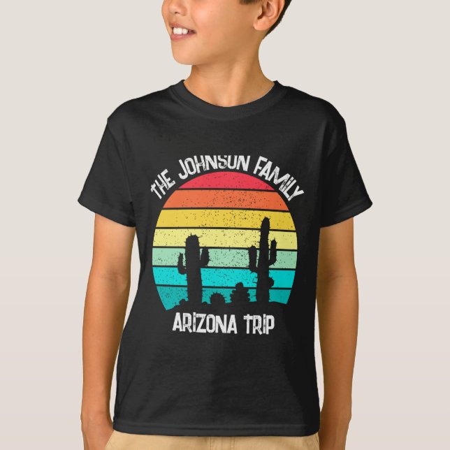 Camiseta Cactus Sunset Arizona Desert Trip Womens  (Frente)