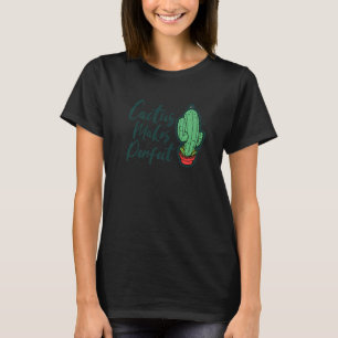 Camiseta Cactus Torna Perfeito Jardinagem De Plantas Cutas 