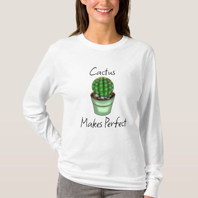 Camiseta Cactus Torna Perfeito | Planta (Frente)