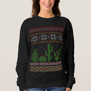 Camiseta Cactus Ugly Christmas Sweater Sudoeste Cactos Succ