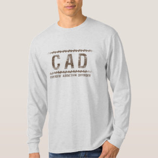 Camiseta CAD - Desordem do vício da serra de cadeia