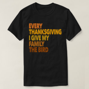 Camiseta Cada Ação De Graças Eu Dou À Minha Família O