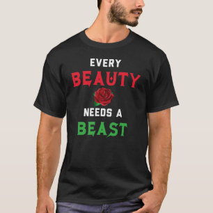 Camiseta Cada Bela Precisa de Uma Besta