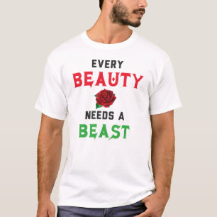Camiseta Cada Bela Precisa de Uma Besta