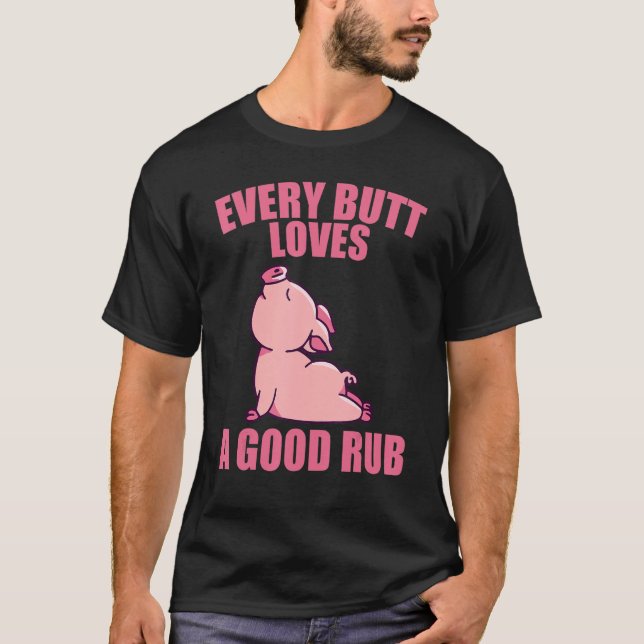 Camiseta Cada Bumbum Adora Uma Grelha De Rub (Frente)