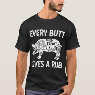 Camiseta Cada Bumbum Merece Um Bom CHURRASCO De Porco De Po